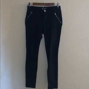 Black stretch pants